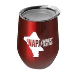 10 oz. Vino Stainless Steel Wine Cup - Red