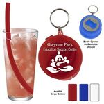 Buy Stinson 10 Reusable Silicone Straw In Bottle Opener Case