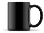 11 oz Sublimation Mug - Black - Black