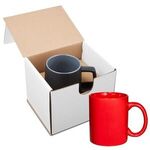 11 oz. Basic C Handle Ceramic Mug in Individual Mailer -  