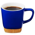 11 oz. Ceramic Mug with Removable Bamboo Coaster