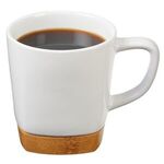 11 oz. Ceramic Mug with Removable Bamboo Coaster