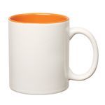 11 oz. Colored Stoneware Mug With C-Handle -  