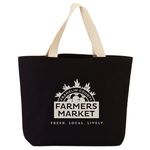 11.5 oz. Hillsboro Canvas Tote - Black-natural