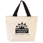 11.5 oz. Hillsboro Canvas Tote - Natural-black