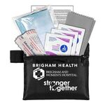 11Pcs Antiseptic and Protective Health Living Pack in Zipper - Black