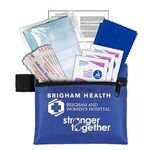 11Pcs Antiseptic and Protective Health Living Pack in Zipper - Blue