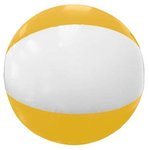 12" Beach Ball - Yellow-white