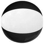 12" Beach Ball - Black-white