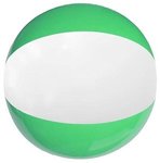 12" Beach Ball - Green-white