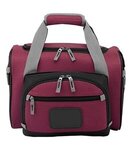 12 can Convertible Duffel Cooler - Burgundy