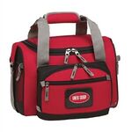 12 can convertible duffel cooler - Red