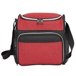 12-Can Heather Cooler - Red