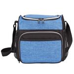 12-Can Heather Cooler - Royal Blue
