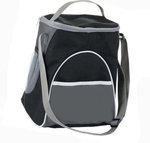 12-Can Trapezoid Cooler - Charcoal-black