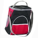12-Can Trapezoid Cooler - Red-black