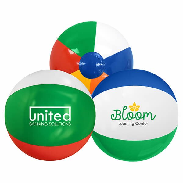 Main Product Image for Custom Printed 12" - Multi-Colored Beach Ball