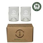 Buy Duo 12 oz Glasses 2 Pack - Clear