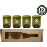 Buy Quatro 12 Oz Glasses 4 Pack - Amber