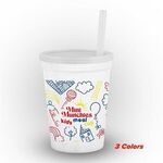 12 oz Smooth-sided Sports Sipper Offset Printed -  