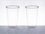 12 oz. Clear Polystyrene Plastic Cup - Clear