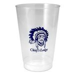 12 oz. Clear Polystyrene Plastic Cup - Clear