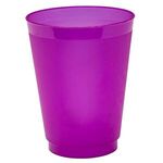 12 oz. Frost-Flex Plastic Stadium Cup - High Quantity - Frost Purple