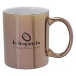 12 Oz. Iridescent Ceramic Mug - Metallic Copper