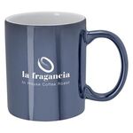 12 Oz. Iridescent Ceramic Mug - Metallic Slate Blue