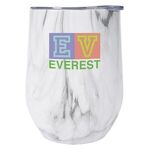 12 Oz. Marble Stemless Wine Cup - White Marble