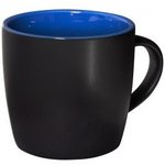 12 oz. Riviera Ceramic Mug - Black-blue