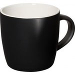 12 oz. Riviera Ceramic Mug - Black-white