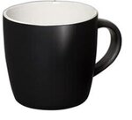 12 oz. Riviera Ceramic Mug in Individual Mailer - Black-white