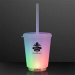 Buy 12 Oz. Short Tumbler Light Up Cup with Lid & Straw