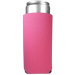 12 Oz. Slim Seltzer Coolie - Neon Pink