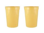 12 oz. Smooth Walled Stadium Cup - Athletic Yellow