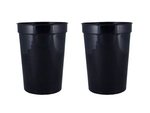 12 oz. Smooth Walled Stadium Cup - Black