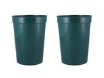 12 oz. Smooth Walled Stadium Cup - Forest Green