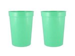 12 oz. Smooth Walled Stadium Cup - Neon Green