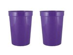 12 oz. Smooth Walled Stadium Cup - Purple