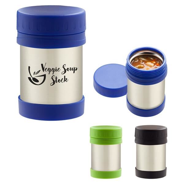 Main Product Image for Custom Printed 12 Oz. Stainless Steel Insulated Food Container