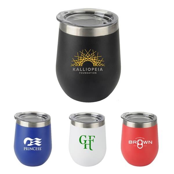 Main Product Image for 12 oz. Stainless Steel Wine Tumbler