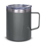 12 oz. Vacuum Insulated Coffee Mug with Handle - Gray