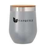 12 Oz. Vinay Stemless Wine Glass With Bamboo Lid -  