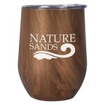 12 Oz. Woodgrain Alexander Stemless Wine Cup -  