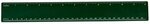 12" Ruler - Dark Green