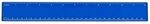 12" Ruler - Transparent Blue