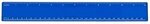 12" Ruler - Transparent Blue