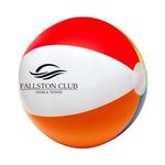 12" Six Color Beach Ball -  