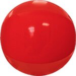12" Solid-Color Beach Ball - Red